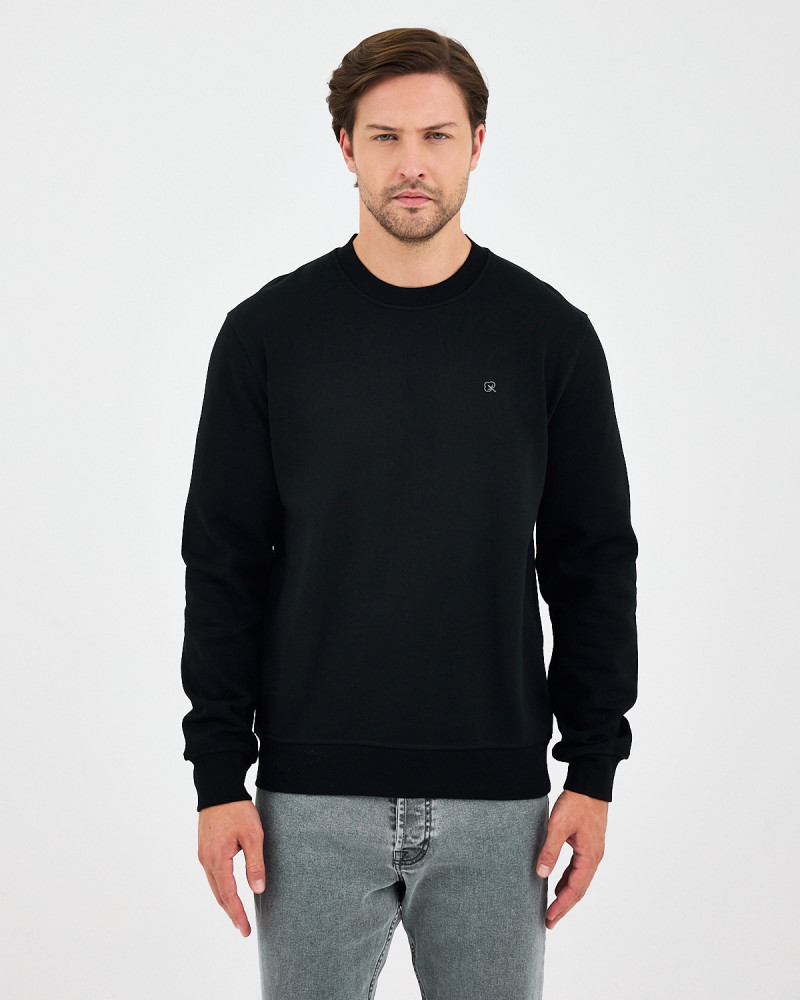 Sudadera Regular con logo bordado al tono | Colección " I Wasn't here"