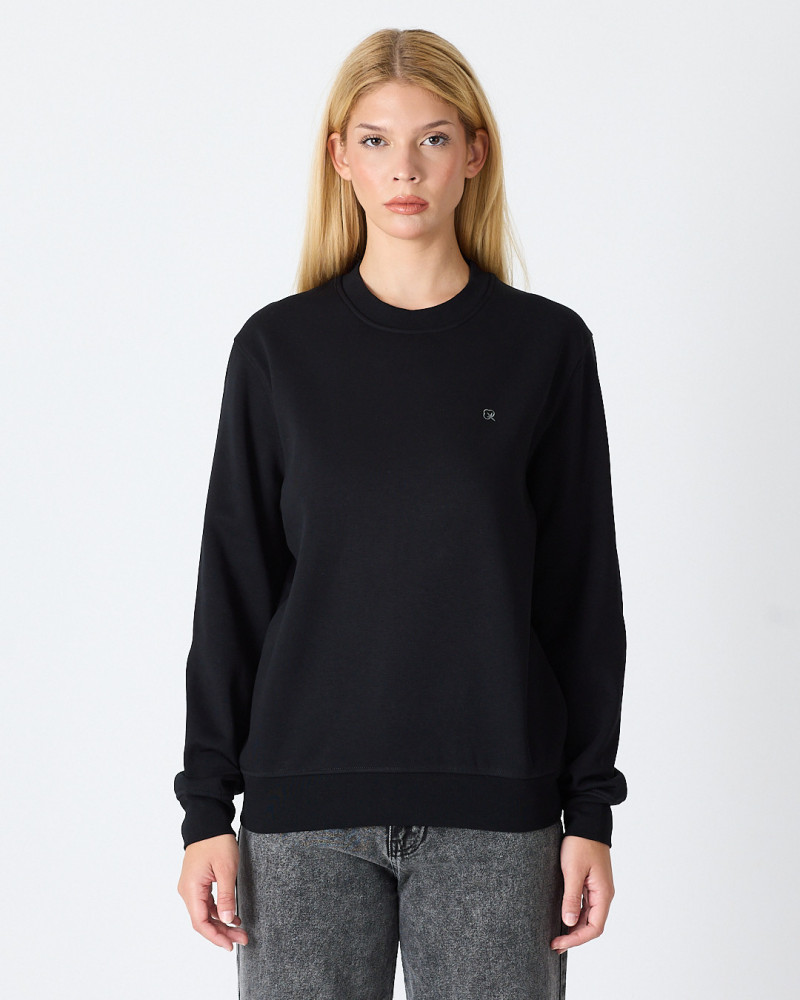 Sudadera Regular con logo bordado al tono | Colección " I Wasn't here"