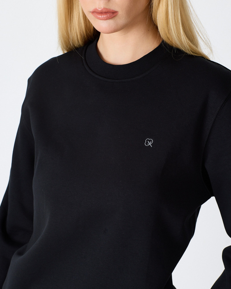 Sudadera Regular con logo bordado al tono | Colección " I Wasn't here"