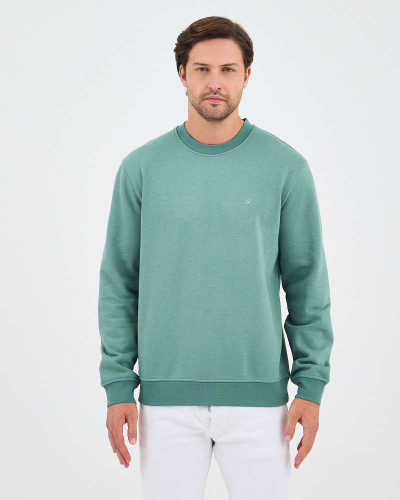 Sudadera Regular con logo bordado al tono | Colección " I Wasn't here"