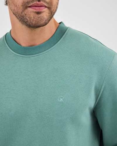 Sudadera Regular con logo bordado al tono | Colección " I Wasn't here"