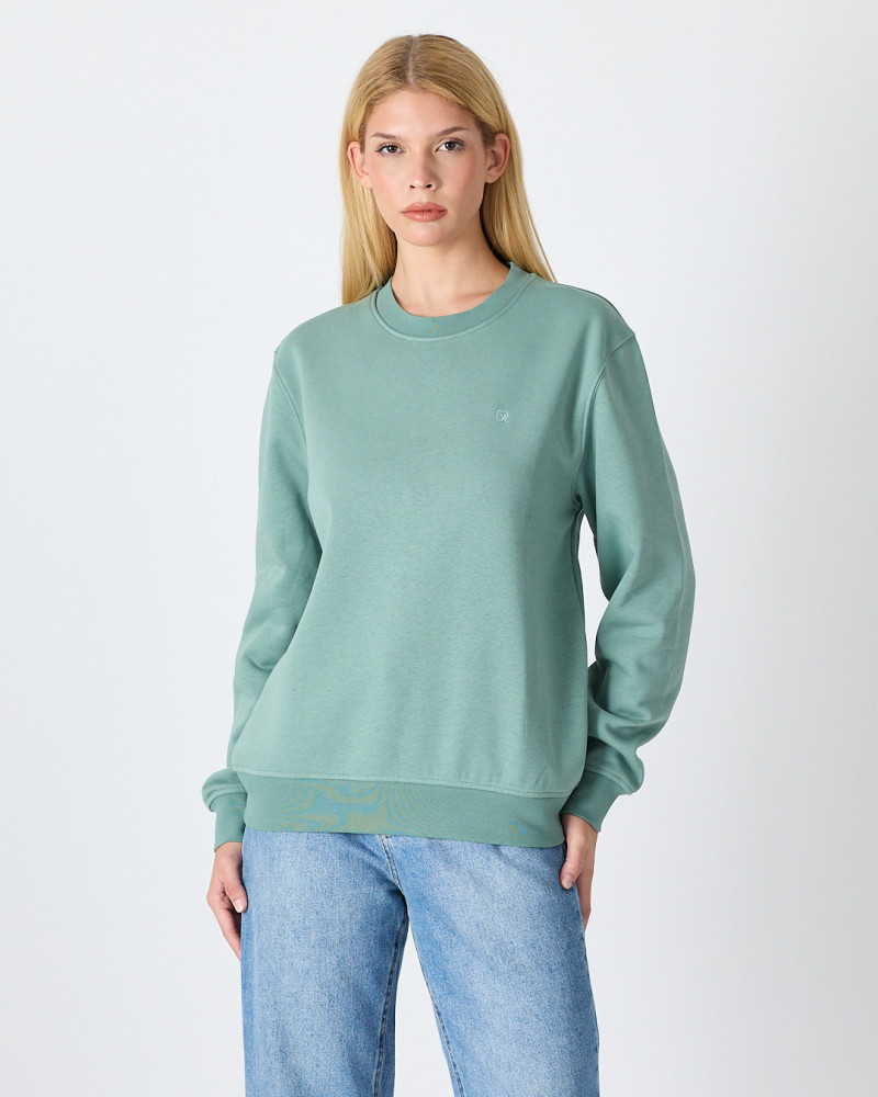Sudadera Regular con logo bordado al tono | Colección " I Wasn't here"