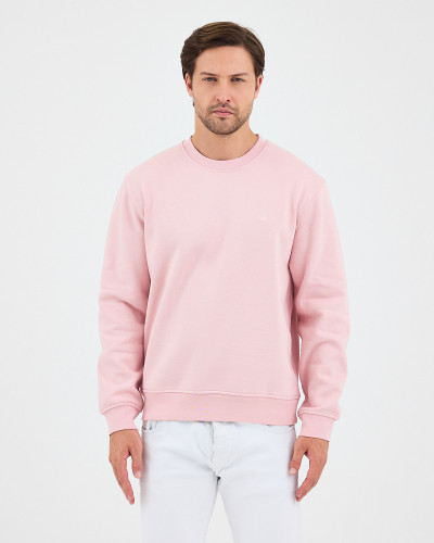 Regular-fit sweatshirt with matching embroidered logo | "I Wasn't Here" Collection