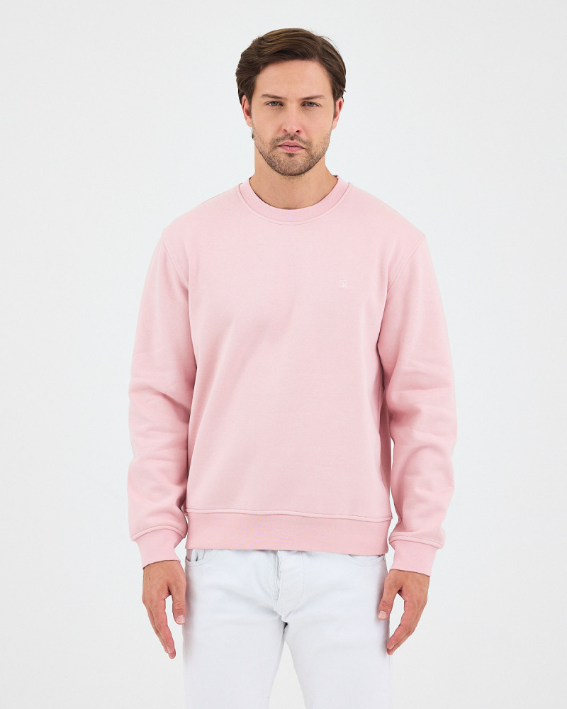 Regular-fit sweatshirt with matching embroidered logo | "I Wasn't Here" Collection