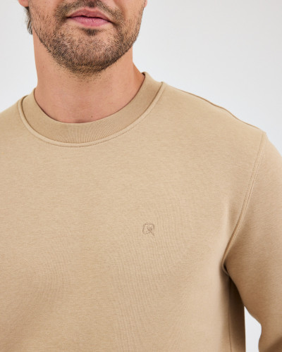 Sudadera Regular con logo bordado al tono | Colección " I Wasn't here"