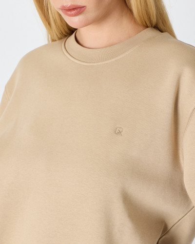 Sudadera Regular con logo bordado al tono | Colección " I Wasn't here"
