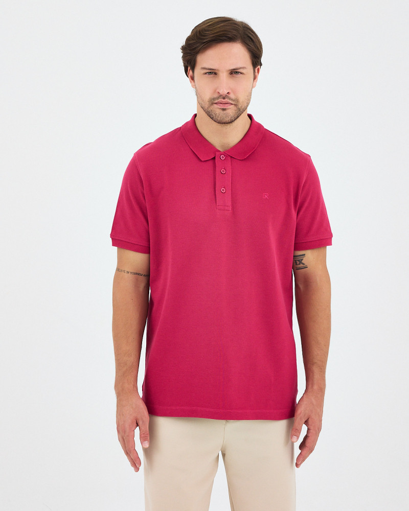 Unisex polo shirt with matching embroidered logo | "I Wasn't Here" Collection