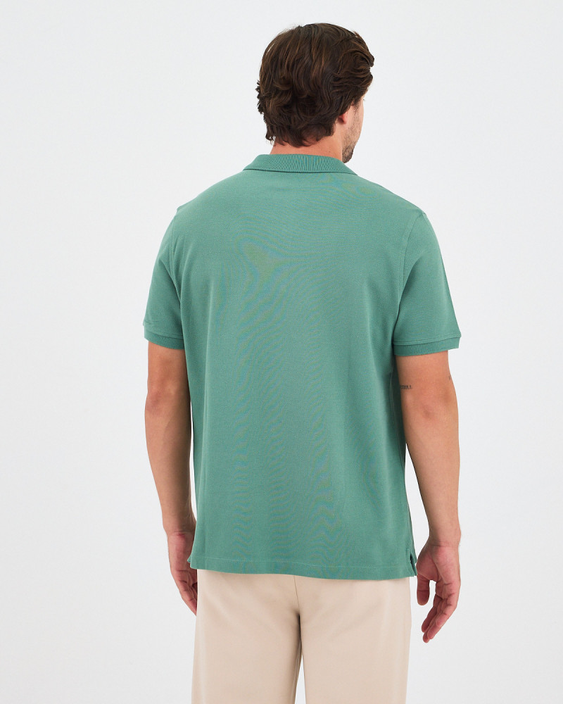 Polo Unisex con logo bordado al tono | Colección " I Wasn't here"