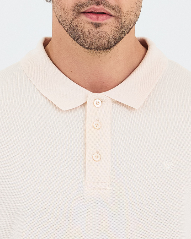 Unisex polo shirt with matching embroidered logo | "I Wasn't Here" Collection