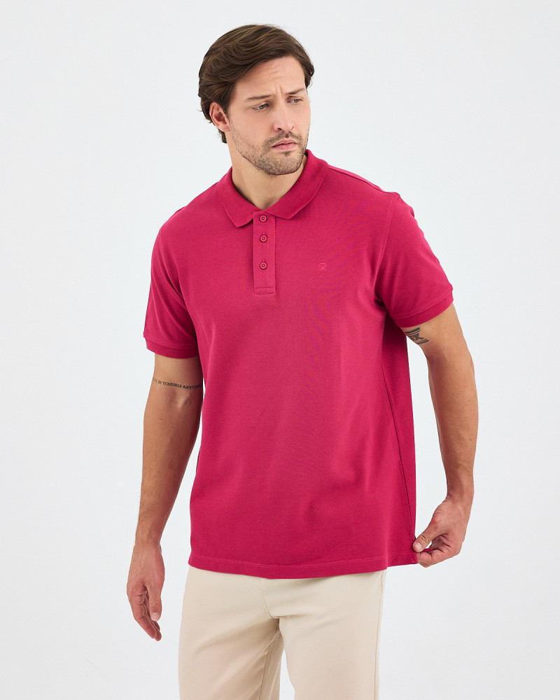 Polo Unisex con logo bordado al tono | Colección " I Wasn't here"