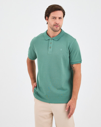 Polo Unisex con logo bordado al tono | Colección " I Wasn't here"