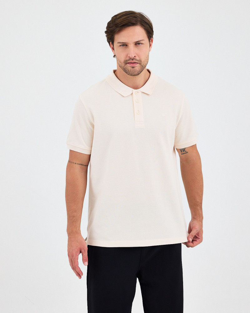 Unisex polo shirt with matching embroidered logo | "I Wasn't Here" Collection