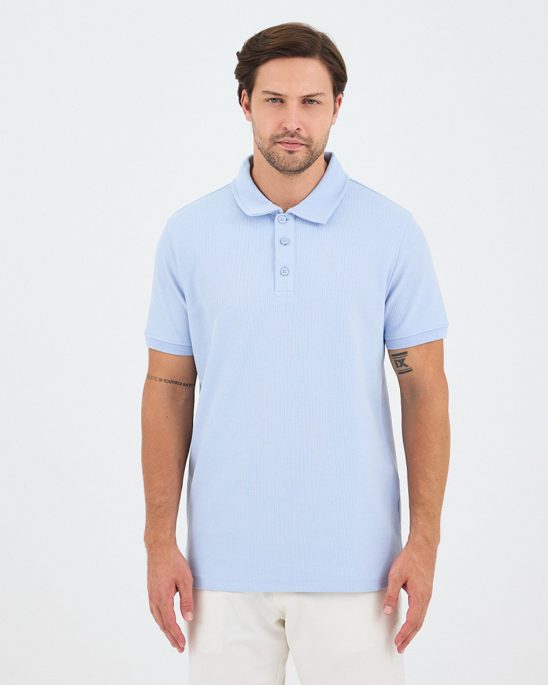 Polo Unisex en estructura con logo bordado | Colección I wans't here
