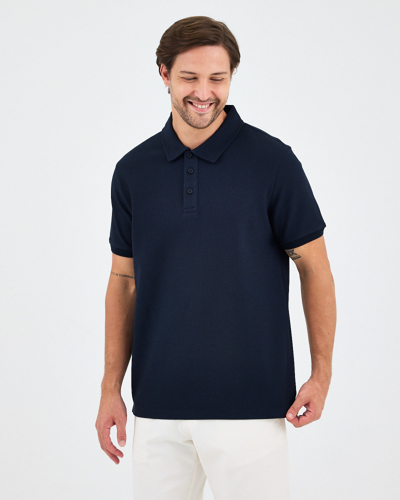 Polo Unisex en estructura con logo bordado | Colección I wans't here