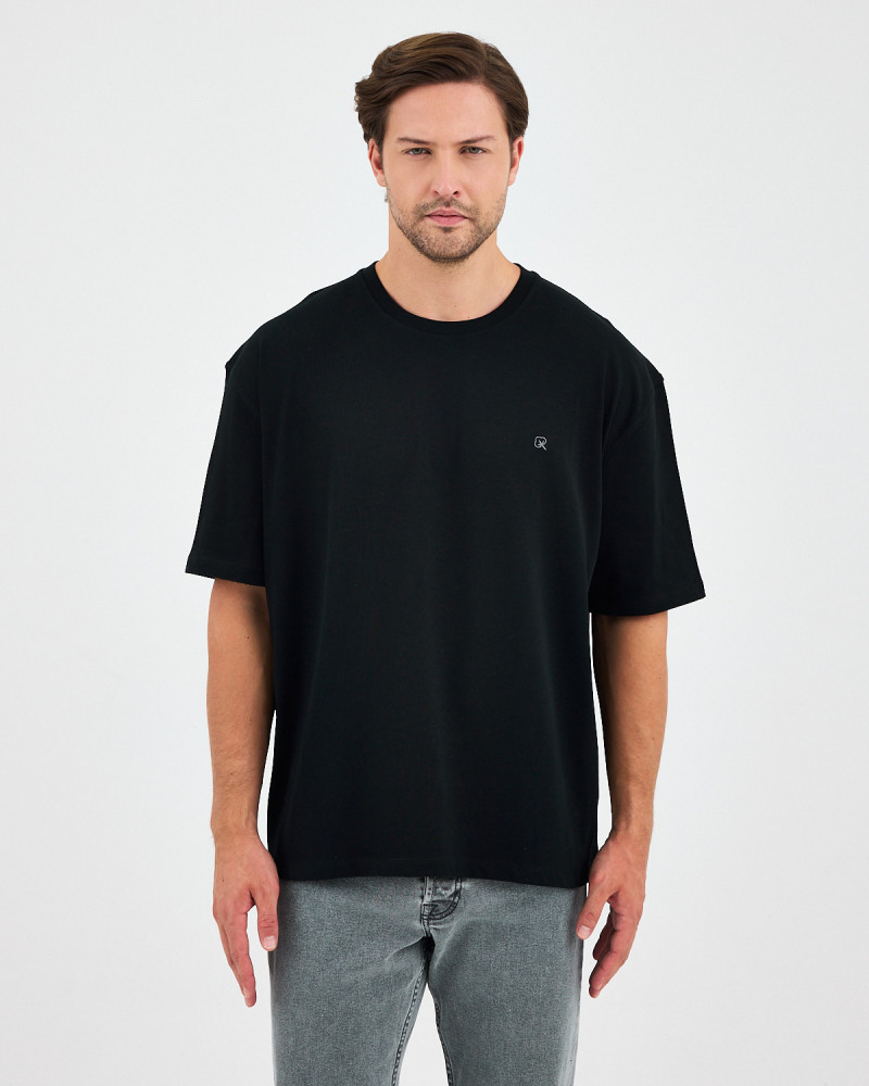 Unisex T-shirt with tone-on-tone embroidered logo | “I Wasn't Here” Collection