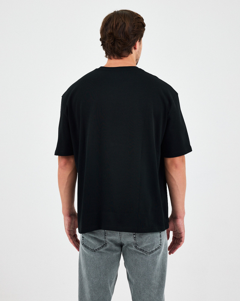 Unisex T-shirt with tone-on-tone embroidered logo | “I Wasn't Here” Collection