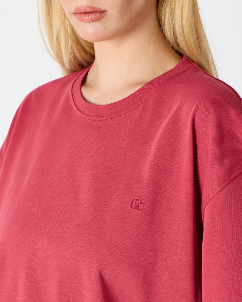 Unisex T-shirt with tone-on-tone embroidered logo | “I Wasn't Here” Collection