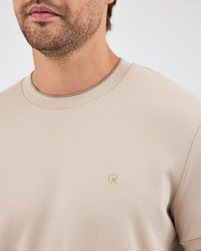 Camiseta Unisex con logo bordado al tono | Colección " I Wasn't here"