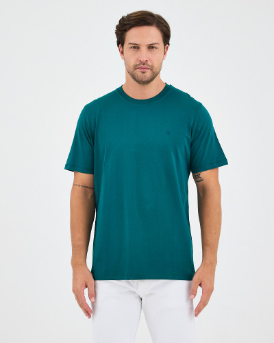 Unisex T-shirt with tone-on-tone embroidered logo | “I Wasn't Here” Collection