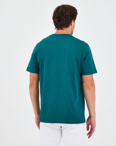 Unisex T-shirt with tone-on-tone embroidered logo | “I Wasn't Here” Collection