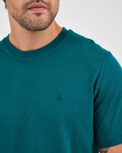 Unisex T-shirt with tone-on-tone embroidered logo | “I Wasn't Here” Collection