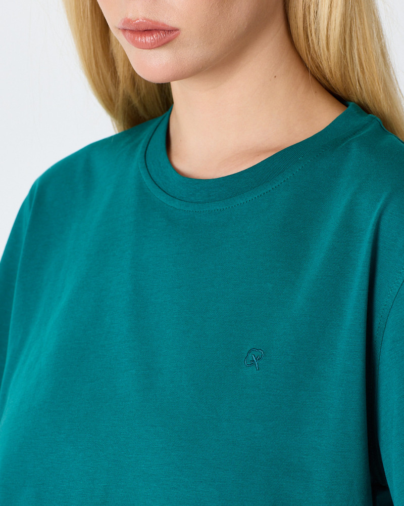 Unisex T-shirt with tone-on-tone embroidered logo | “I Wasn't Here” Collection