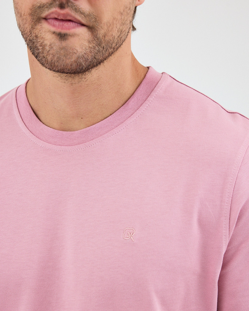 Unisex T-shirt with tone-on-tone embroidered logo | “I Wasn't Here” Collection