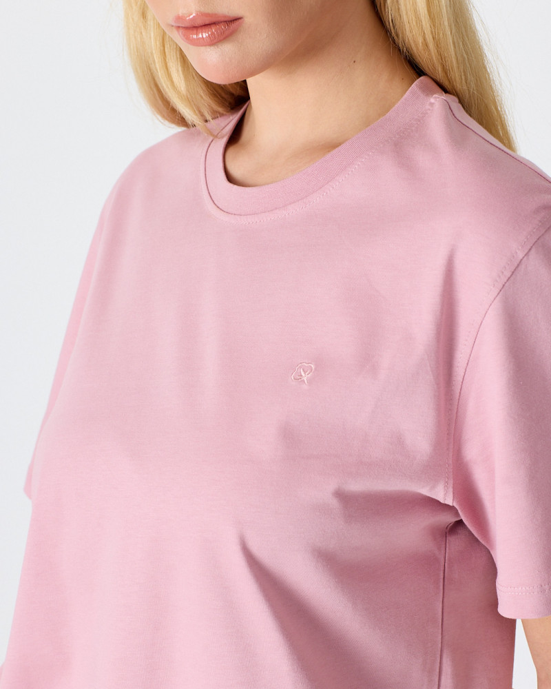 Unisex T-shirt with tone-on-tone embroidered logo | “I Wasn't Here” Collection