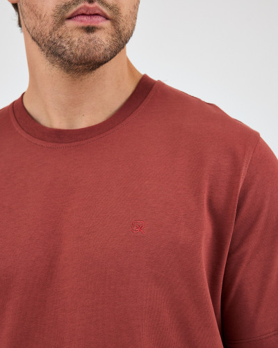Unisex T-shirt with tone-on-tone embroidered logo | “I Wasn't Here” Collection
