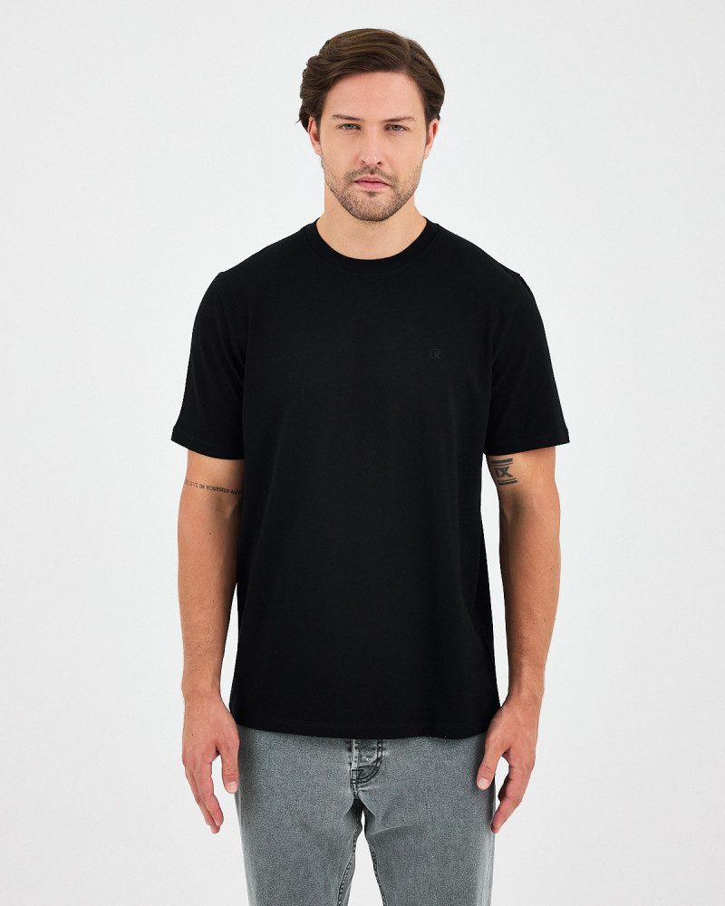 Unisex T-shirt with tone-on-tone embroidered logo | “I Wasn't Here” Collection