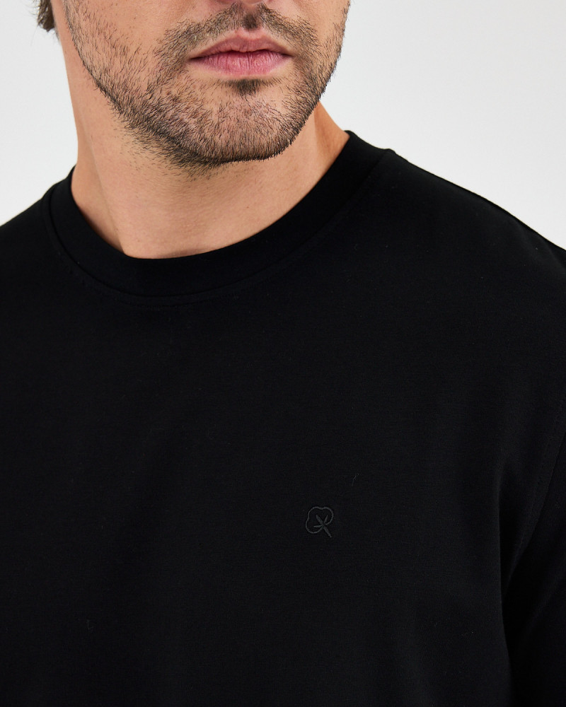 Unisex T-shirt with tone-on-tone embroidered logo | “I Wasn't Here” Collection