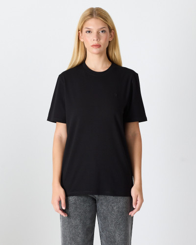 Unisex T-shirt with tone-on-tone embroidered logo | “I Wasn't Here” Collection