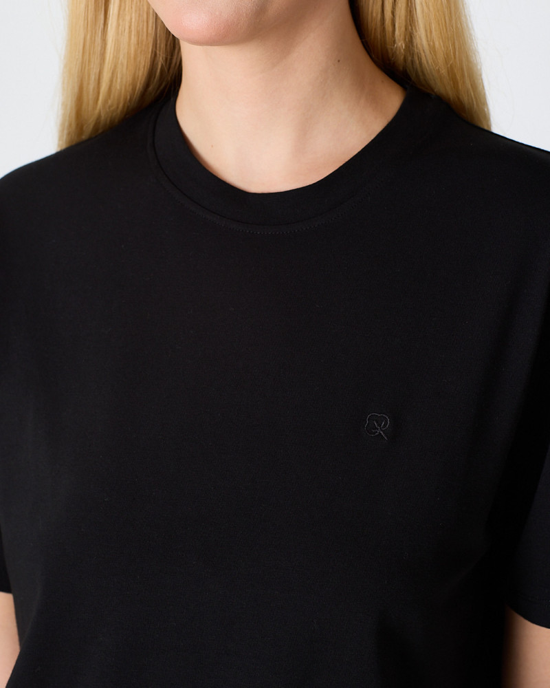 Unisex T-shirt with tone-on-tone embroidered logo | “I Wasn't Here” Collection