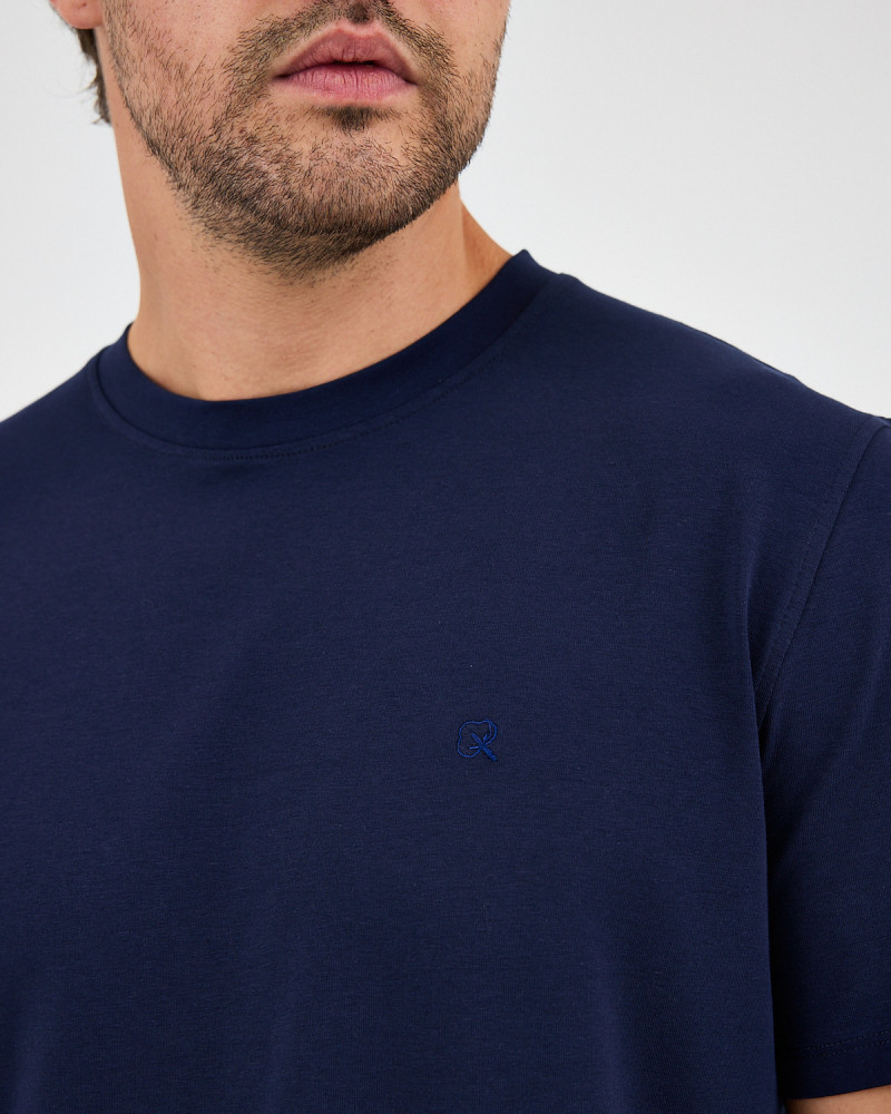 Unisex T-shirt with tone-on-tone embroidered logo | “I Wasn't Here” Collection