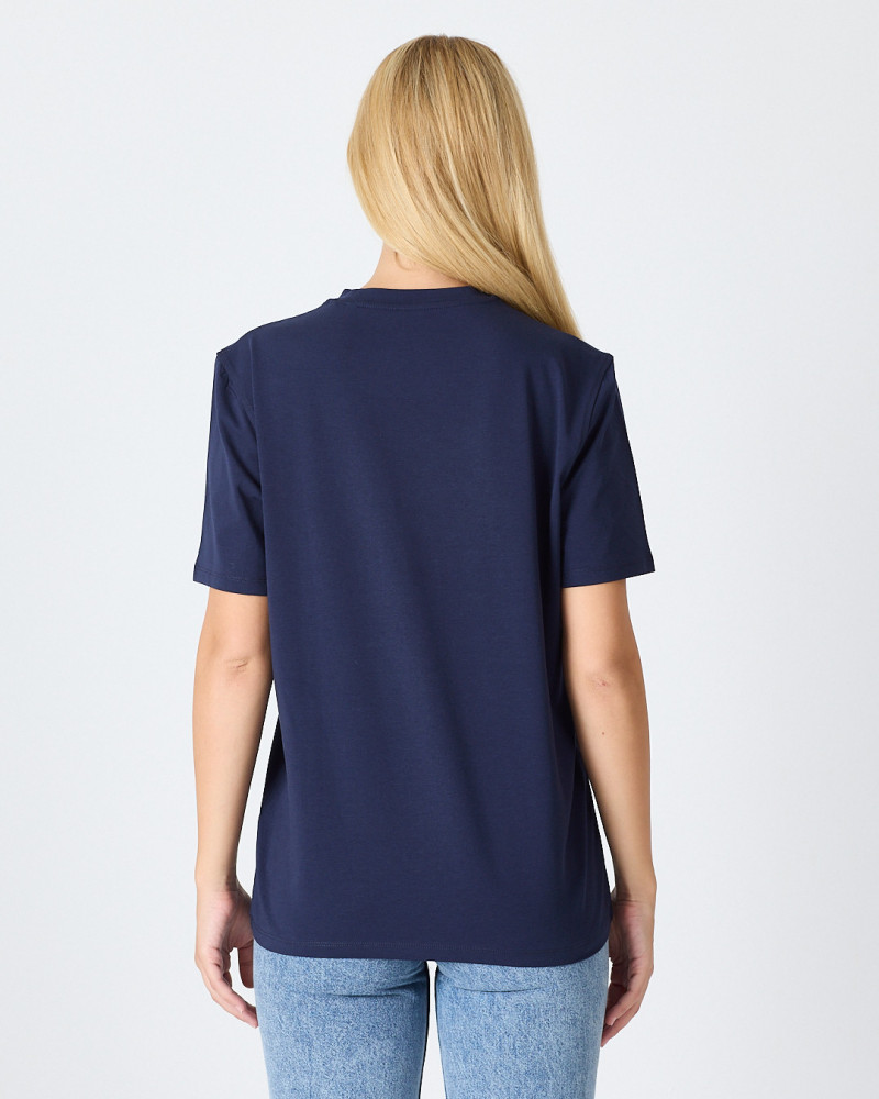 Unisex T-shirt with tone-on-tone embroidered logo | “I Wasn't Here” Collection