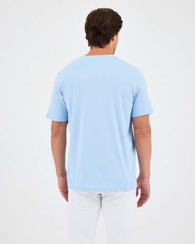 Unisex T-shirt with tone-on-tone embroidered logo | “I Wasn't Here” Collection
