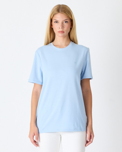 Unisex T-shirt with tone-on-tone embroidered logo | “I Wasn't Here” Collection