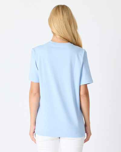 Unisex T-shirt with tone-on-tone embroidered logo | “I Wasn't Here” Collection
