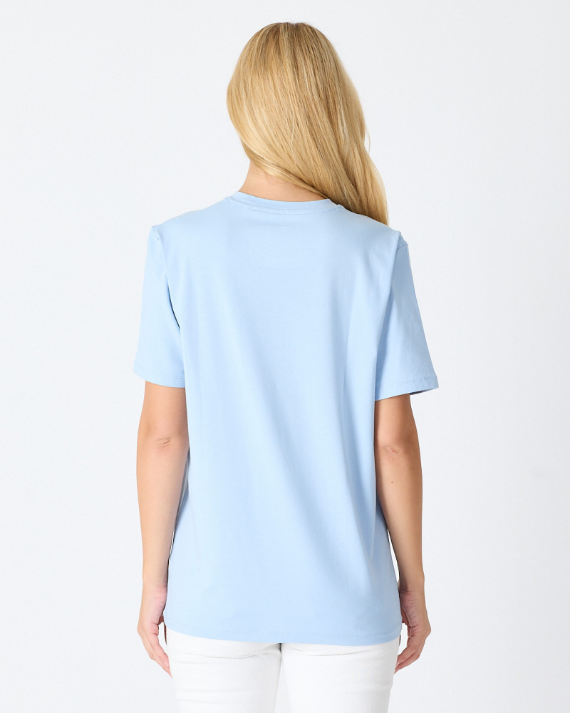 Unisex T-shirt with tone-on-tone embroidered logo | “I Wasn't Here” Collection