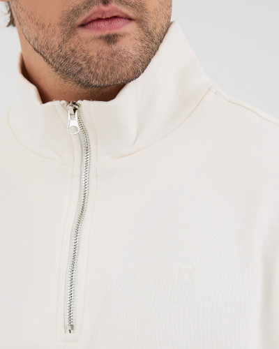 Regular-fit sweatshirt with matching embroidered logo | "I Wasn't Here" Collection