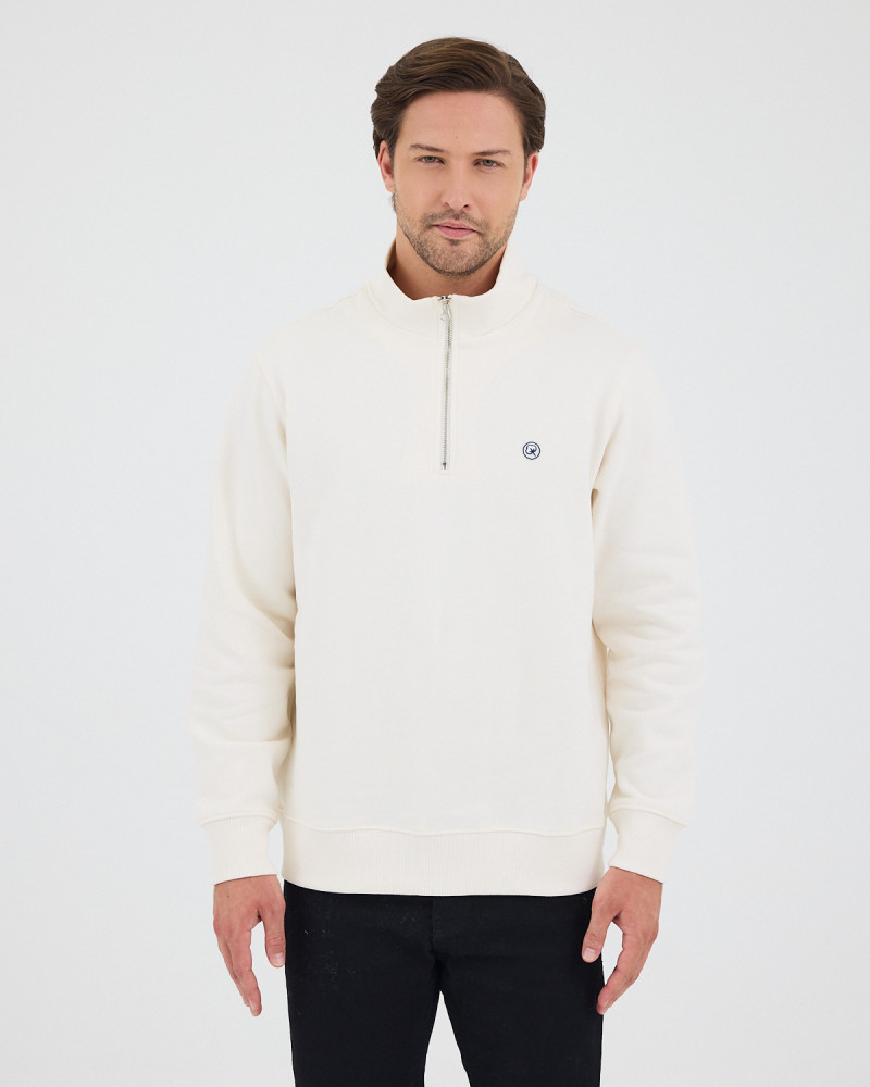 Sudadera Unisex con cremallera y logo parche bordado | Colección "I AM A PATCH