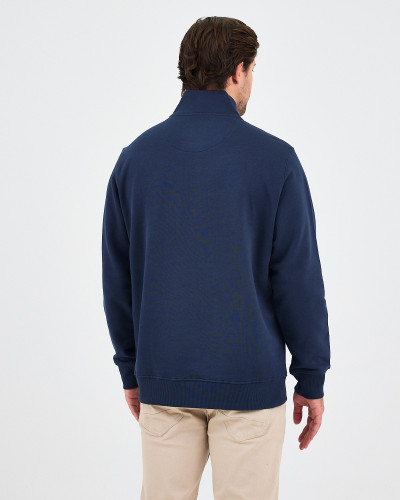 Unisex zip-up sweatshirt with embroidered logo patch | "I AM A PATCH" collection