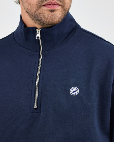 Sudadera Unisex con cremallera y logo parche bordado | Colección "I AM A PATCH