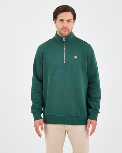 Sudadera Unisex con cremallera y logo parche bordado | Colección "I AM A PATCH
