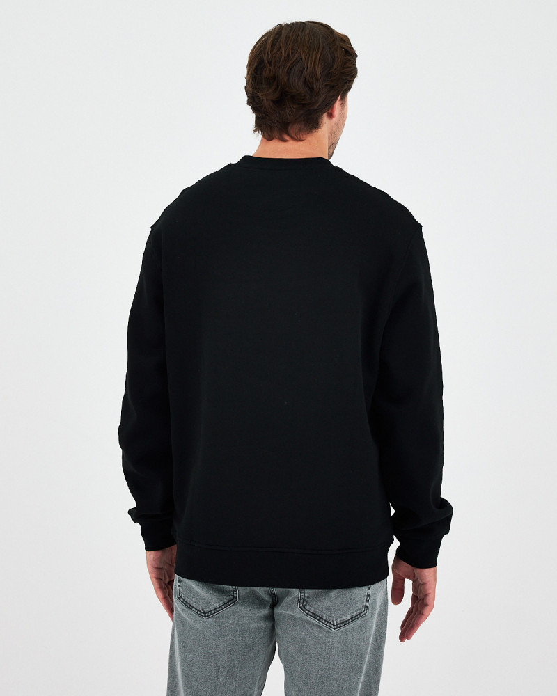 Unisex sweatshirt with embroidered logo patch | "I AM A PATCH" collection