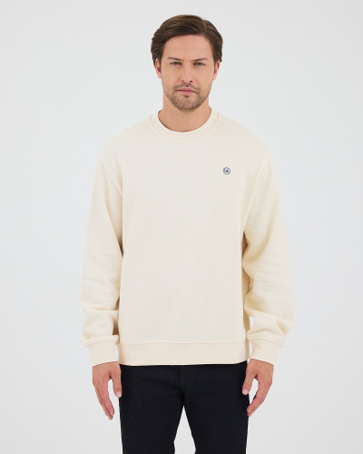 Unisex sweatshirt with embroidered logo patch | "I AM A PATCH" collection