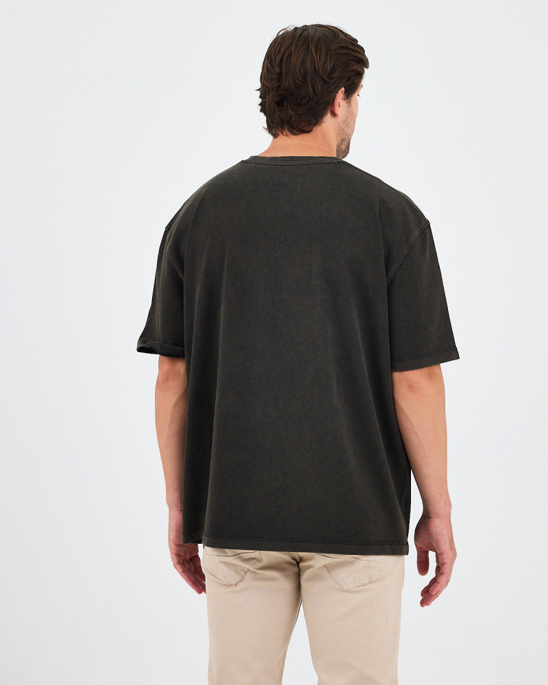 Unisex T-shirt with embroidered logo patch | "I AM A PATCH" collection