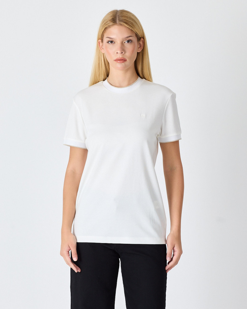 Unisex T-shirt with tone-on-tone embroidered logo | “I Wasn't Here” Collection