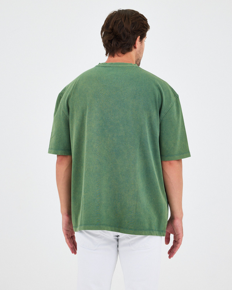 Unisex T-shirt with embroidered logo patch | "I AM A PATCH" collection